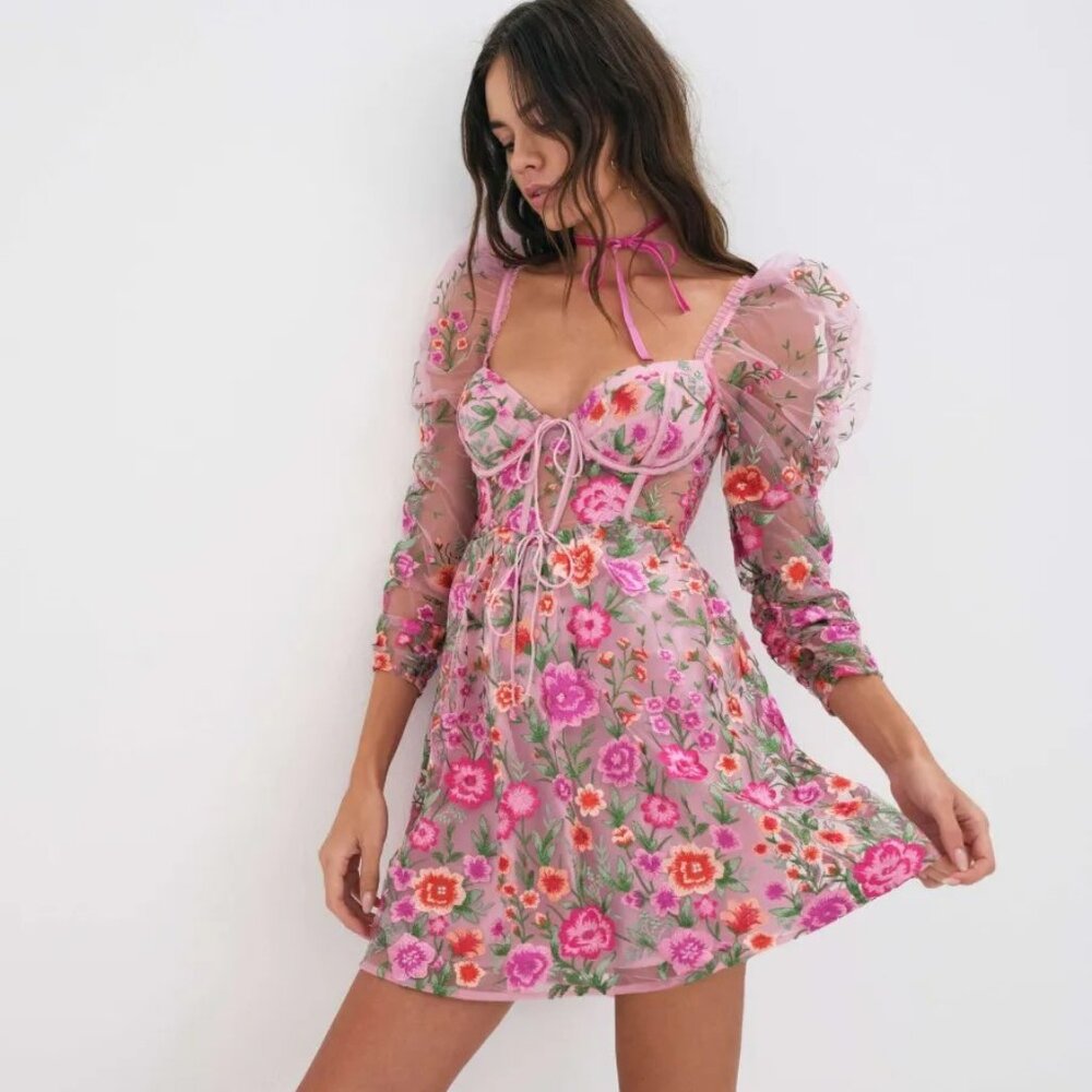 For Love And Lemons Tayla Mini Dress Size XS NWT